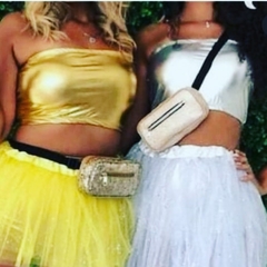 Acessório Saia Tutu Glitter Adulto Fantasia Brilho Carnaval - comprar online