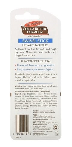 Palmer's Swivel Stick C/ Vit E 14g Bastao Hidratante Labial - comprar online