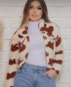 Blusa Teddy Inverno Peluciada Jaqueta Bomber Cropped Linda na internet