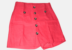 Short Saia Feminino Cintura Alta Lindo Plus Size Bengaline - comprar online