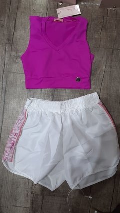 Conjunto Feminino Sal e Pimenta (Cropped + Shorts) na internet