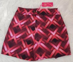 Shorts Saia Poliamida Varias Estampas Maryland Modela Corpo na internet