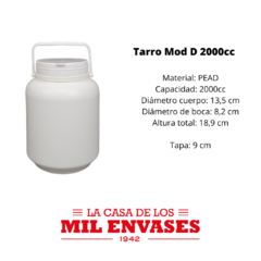 Tarro Mod D x2000cc b90 x10 unidades - comprar online
