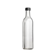 Botella Cuadrada de Vidrio de R28 de 250 ML con Tapa de Aluminio