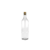 Botella cuadrada cristal x500cc x6 unidades con tapa corcho