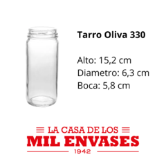 Frasco Oliva x330cc con tapa corcho x6 unidades - tienda online