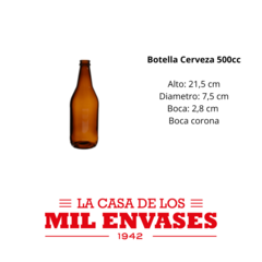 Cerveza Standar x500cc x20 unidades con tapa corona - comprar online