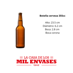 Cerveza Standar x355cc ambar x24 unidades con tapa corona - comprar online