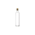 Botella cilíndrica cristal x250cc x6 unidades con tapa corcho