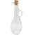 Botella Aceite vidrio x500cc con tapa corcho x6 unidades