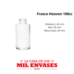Heaven cristal x100cc válvula spray x10 unidades - comprar online