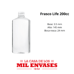 Life cristal x200cc válvula spray x10 unidades - comprar online