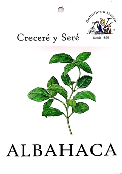 Sobre Semilla Huerta- Albahaca