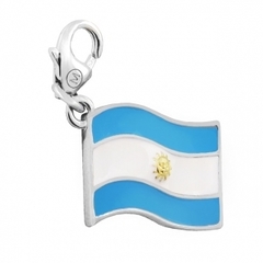 Dije Monona Bandera Argentina Plata 925 Ref (283) Agente Oficial