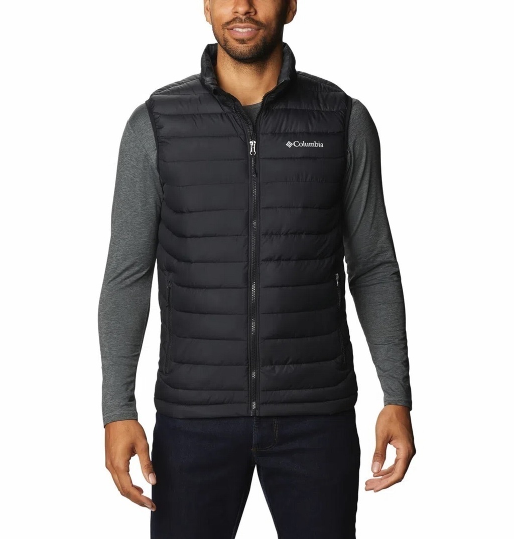 Chaleco negro de hot sale hombre