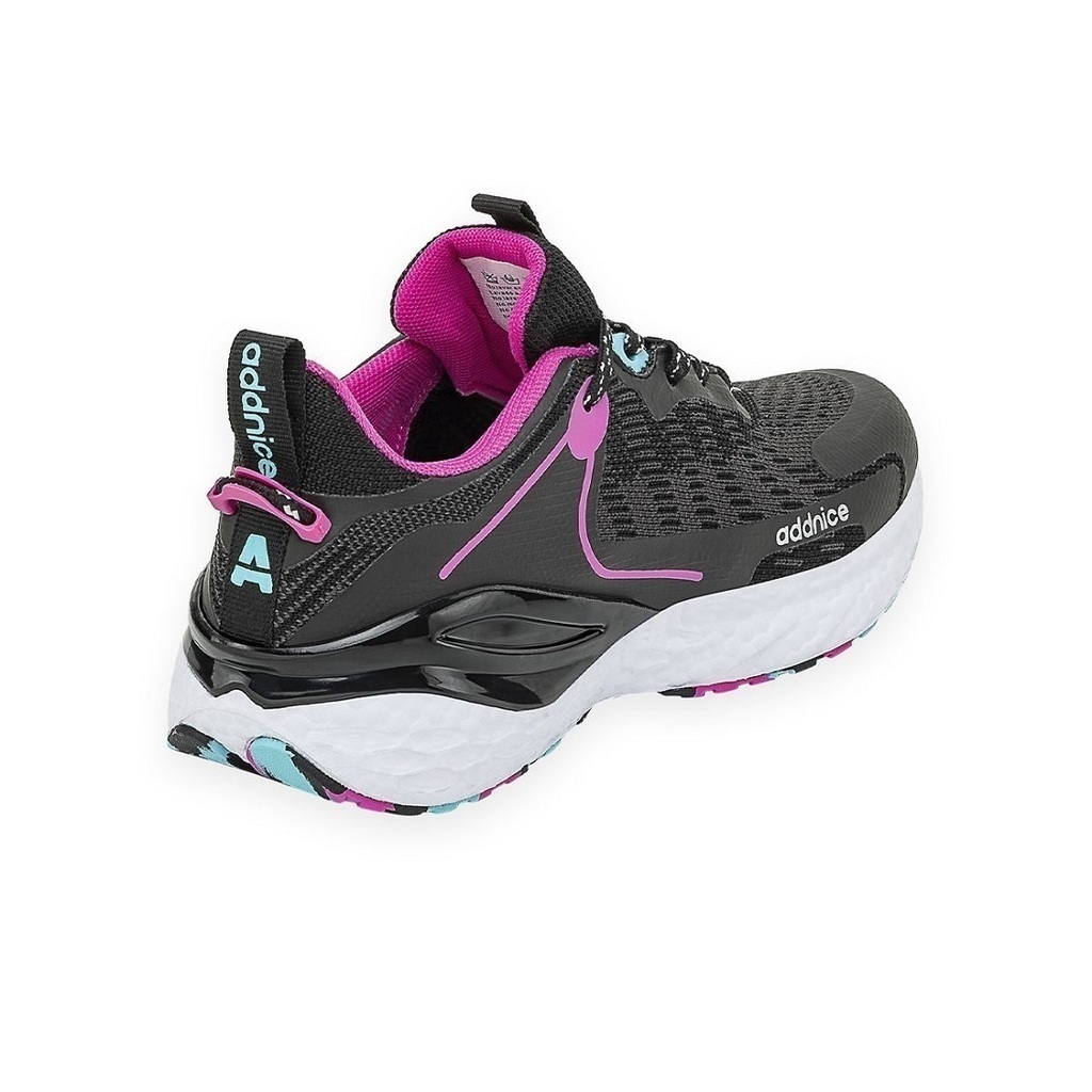 ZAPATILLAS ENTRENAMIENTO ADDNICE TUNEZ NINA NEGRA LILA 15479A33