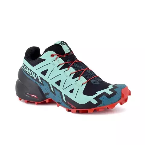 Zapatillas Salomon Speedcross 6 Mujer Ws Negro-Verde (471161)