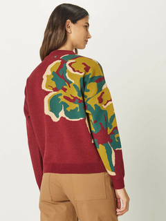 Sweater BLOSSOM - Bordó. - comprar online