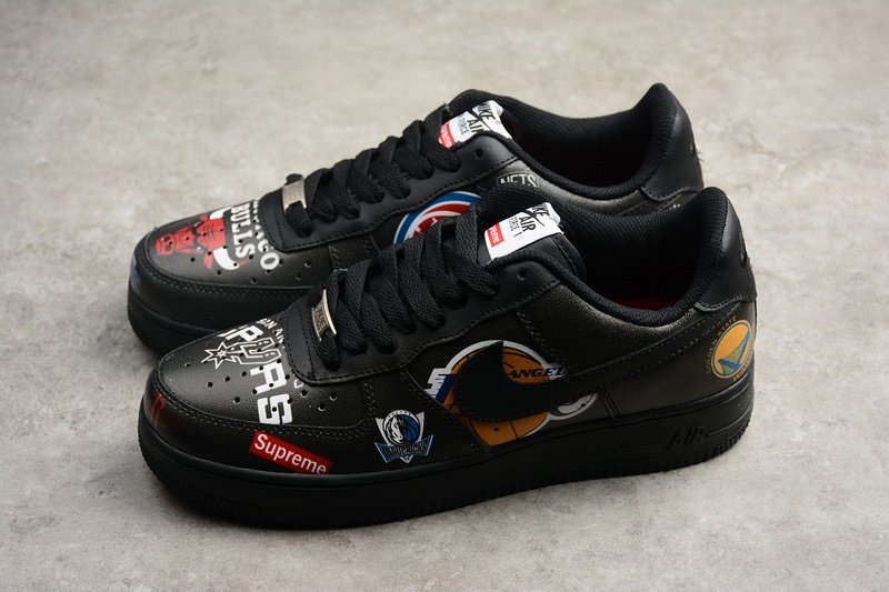 Nike Air Force 1 Mid Supreme NBA Black DAIKAN