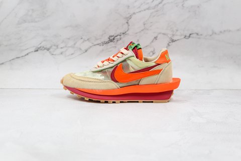 Nike Sacai x Clot x LDWaffle &#039;Net Orange Blaze&#039;