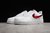 Nike AirForce 1 LOW 3D Chenille Swoosh White Red Blue en internet