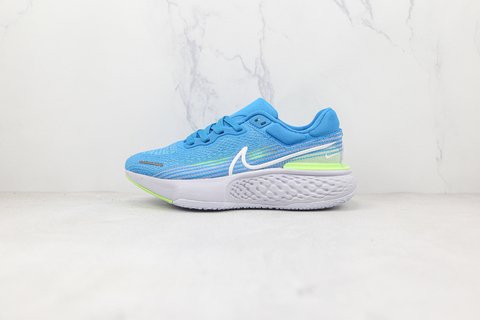 Air Zoom X Invincible Run Flyknit &#039;Blue Orbit Lime Glow&#039;
