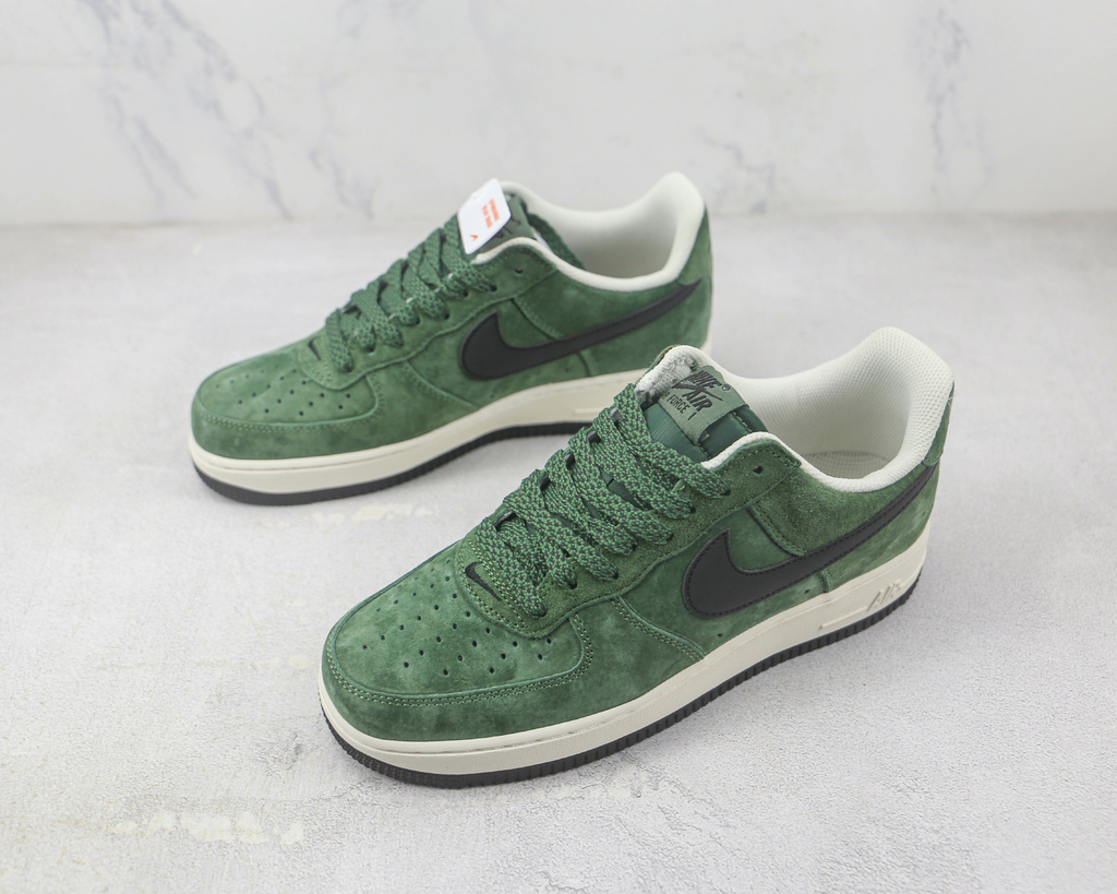 Green suede air force hot sale