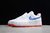 Nike AirForce 1 Low Overbranding White Red Blue - comprar online