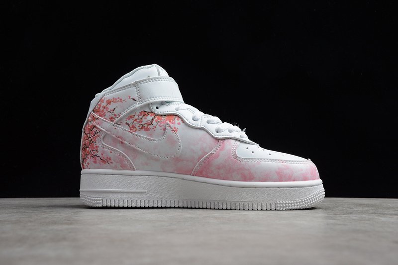 Nike AF1 HIGH 07 LVL 8 White Pink Black DAIKAN