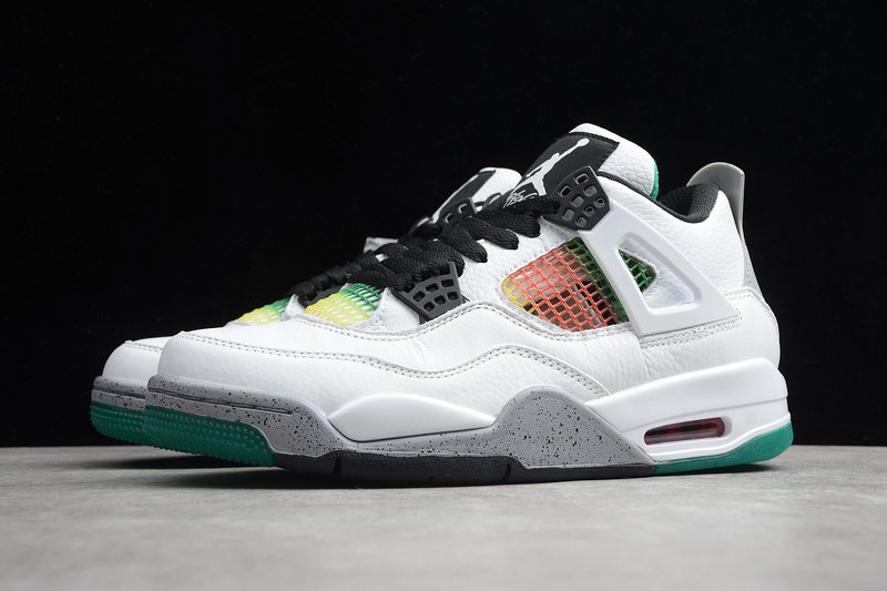 Nike AirJordan 4 Retro Lucid Green Rasta DAIKAN