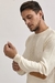 Sweater DAVID con coderas natural en internet