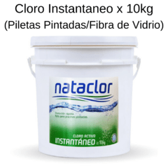 Cloro Instantaneo Nataclor x 10Kg (Piletas Pintadas/Fibra de Vidrio)