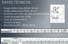 Bomba Sumergible Desagote Cloacal Dab Feka 600 0.75Hp en internet