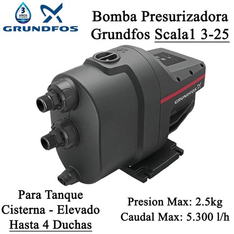Bomba Presurizadora Grundfos Scala1 3-25