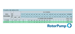 Bomba Sumergible Rotor Pump 1.5Hp St2512 Aranque Directo en internet