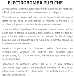Bomba Autocebante Elektrim-Lacus Puelche PL-75 3/4Hp en internet