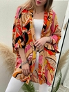 kimono de poplin estampado
