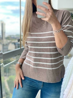 sweater de bremer rayado anchito - comprar online