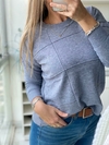 sweater de Bremer con textura a cuadro