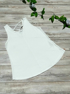 Musculosa TIRAS ESPALDA -crepe viscosa- ♡ en internet