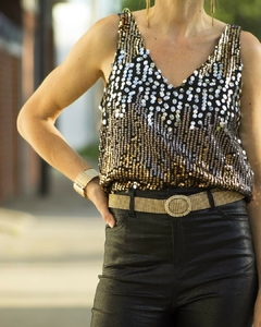 Imagen de Blusa Musculosa TORY Plata & Oro