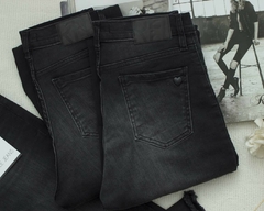 Jeans Riffle Oxford Cropped Negro R5140 en internet