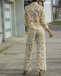 Imagen de Pantalon Crochet NICOLS Beige