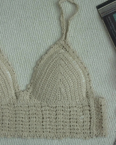 Top Crochet JENIFER Beige - Yo Kiero