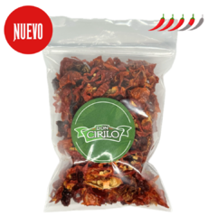 Habanero rojo deshidratado