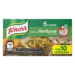 Caldo Knorr Cubo Caja 6 unidades Verdura