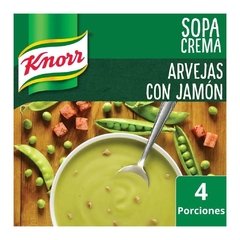 Knorr Sopa Instantánea en crema Arvejas y Jamón 63 grs