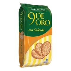 Bizcochos 9 De Oro Salvado x 200 Grs