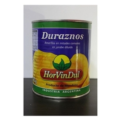 Duraznos en mitades Horvindul x 820 gr