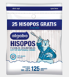 Hisopos de Algodón bolsa 125 unidades Algabo